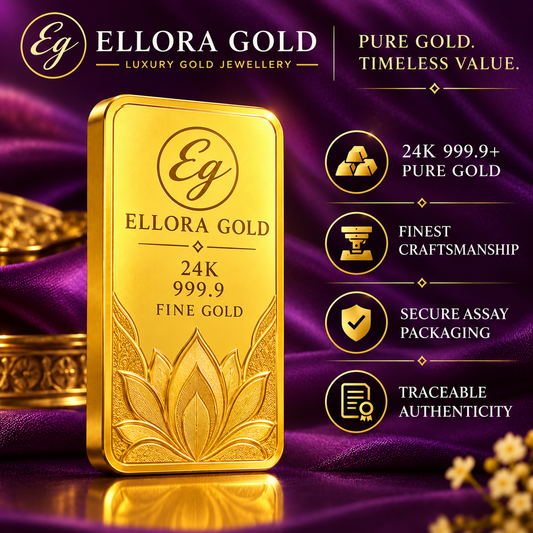 24K Gold Coin 999 Pure Gold | ELLORA GOLD